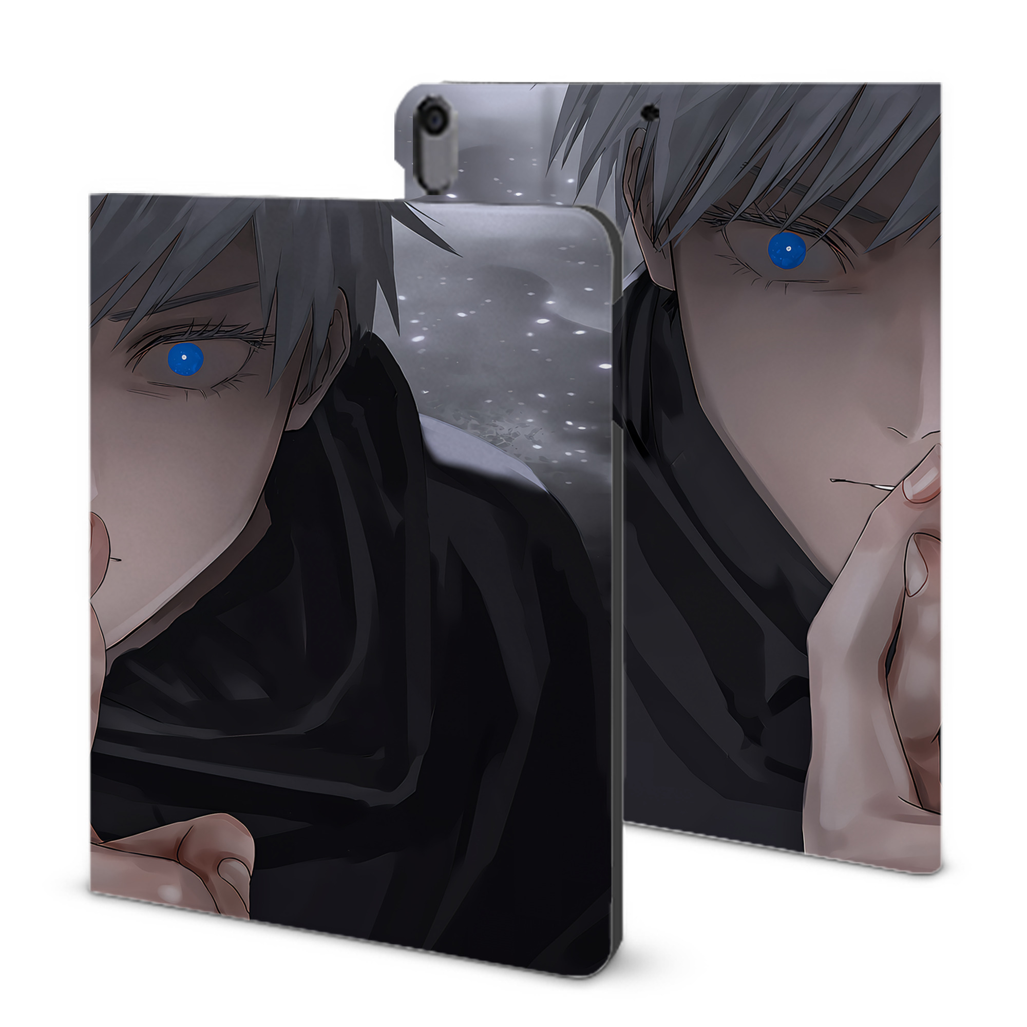 （画像用） 呪術廻戦 Jujutsu Kaisen IPad ケース ブック型 PUレザー TPU 耐衝撃 軽量 薄型 ペン収納なし 全面保護 IPad 各モデル対応